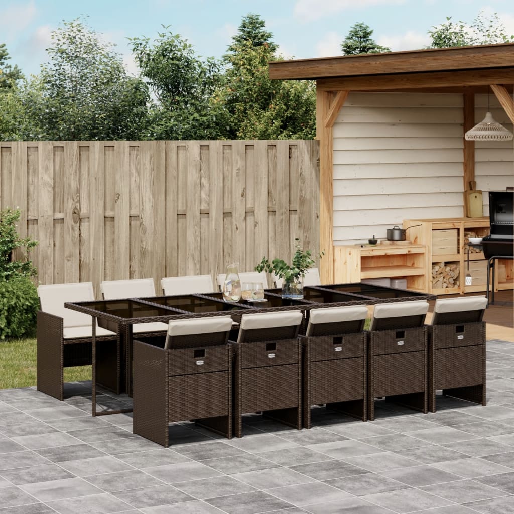Set Mobilier De Grădină, 5 Piese, Cu Perne, , Poliratan