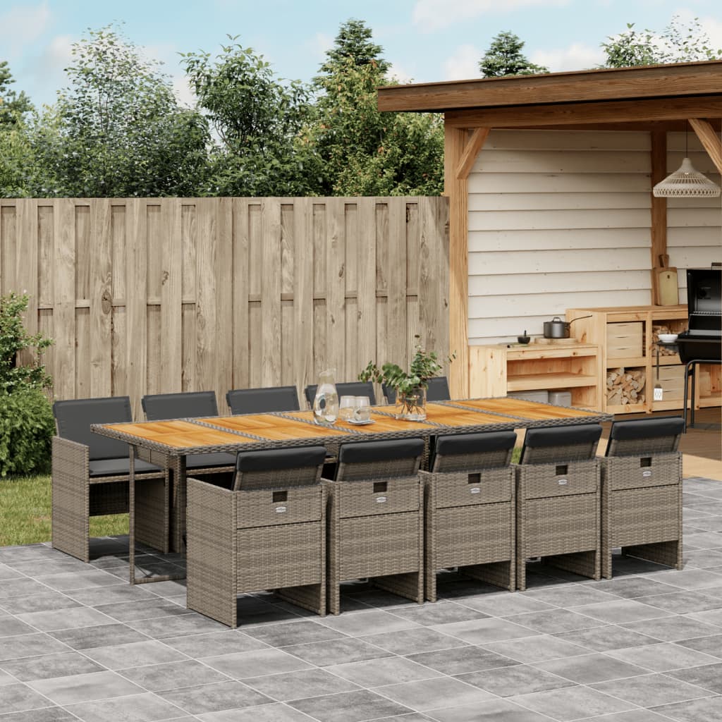 Set Mobilier De Grădină, 5 Piese, Cu Perne, , Poliratan