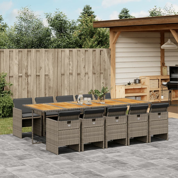 Set Mobilier De Grădină, 5 Piese, Cu Perne, , Poliratan