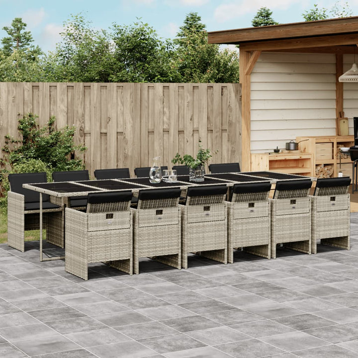 Set Mobilier De Grădină, 5 Piese, Cu Perne, , Poliratan