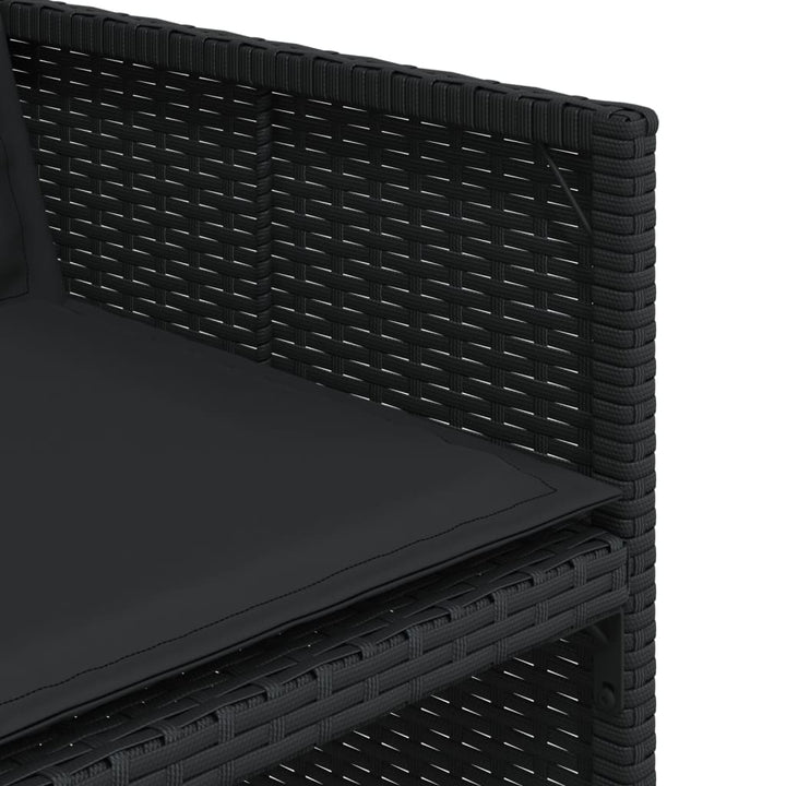 Set Mobilier De Grădină Cu Perne, 9 Piese, , Poliratan