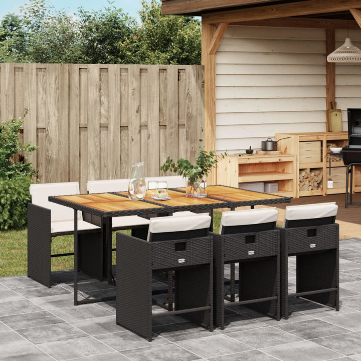Set Mobilier De Grădină Cu Perne, 5 Piese, , Poliratan