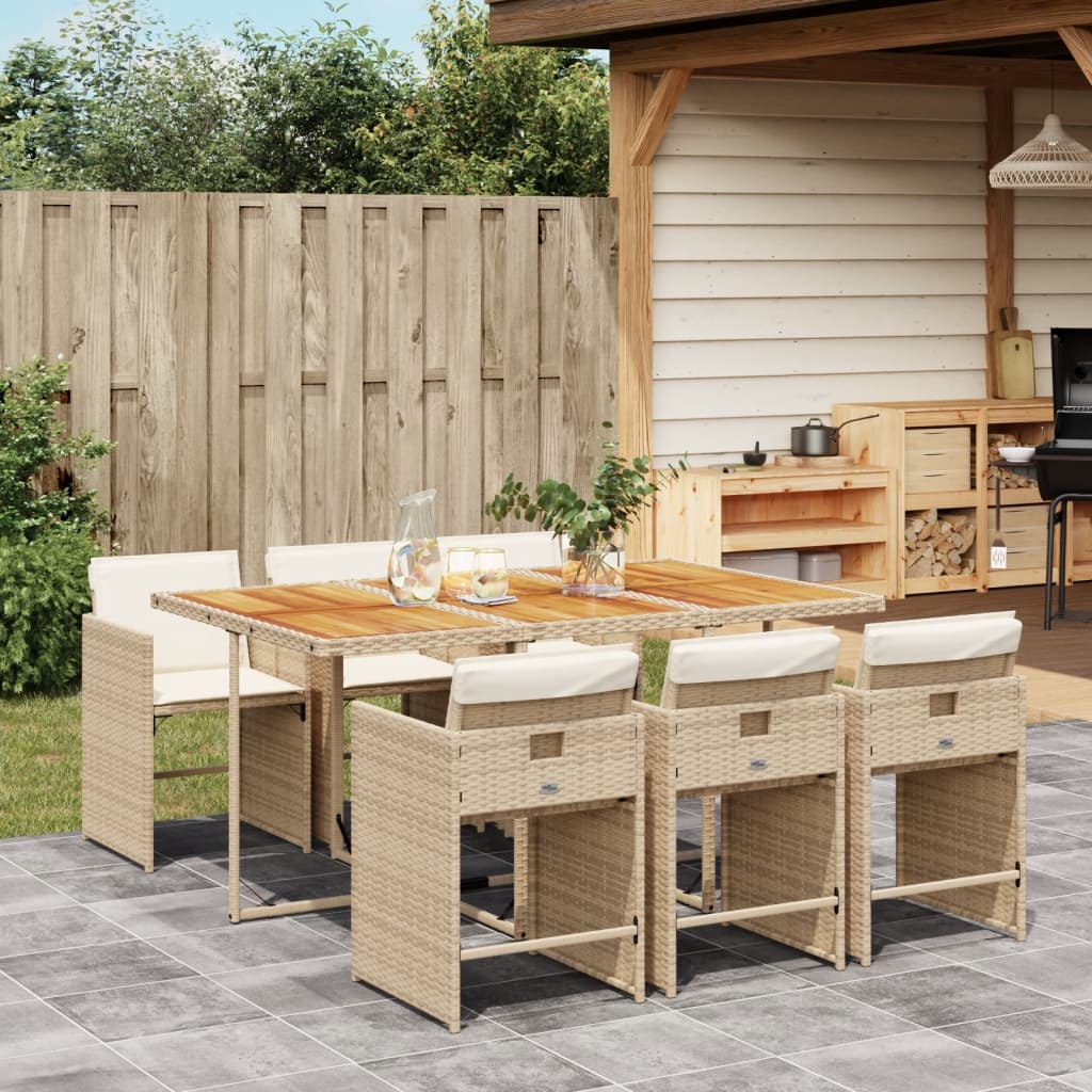 Set Mobilier De Grădină Cu Perne, 5 Piese, , Poliratan