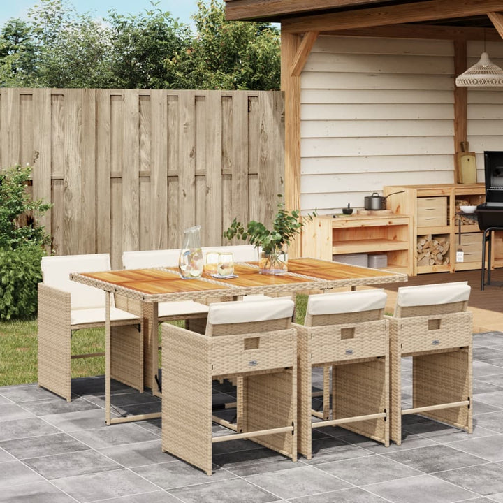 Set Mobilier De Grădină Cu Perne, 5 Piese, , Poliratan