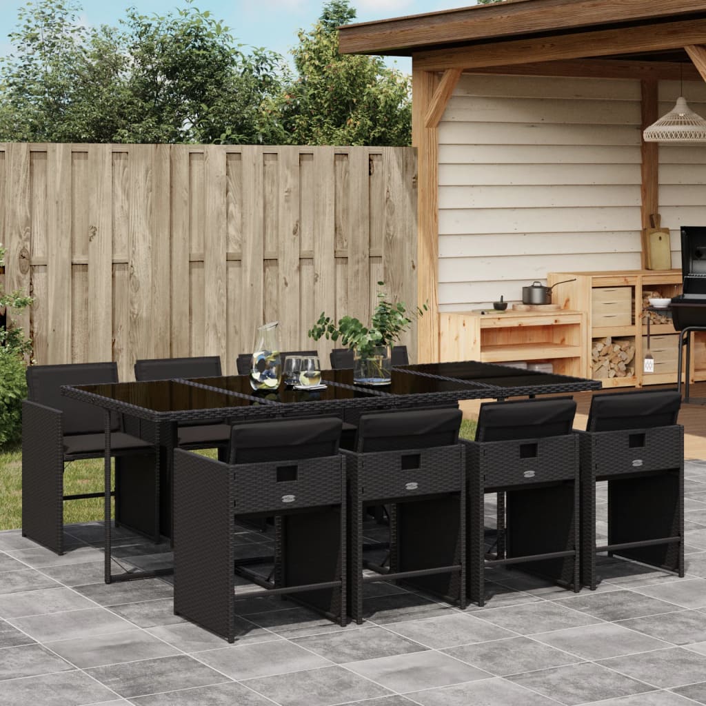 Set Mobilier De Grădină Cu Perne, 5 Piese, , Poliratan