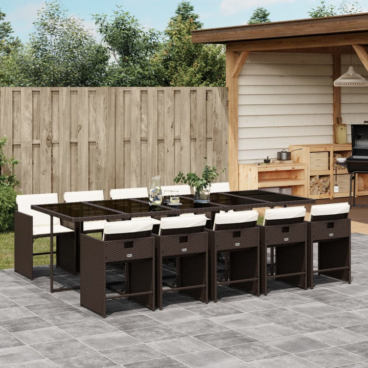 Set Mobilier De Grădină Cu Perne, 5 Piese, , Poliratan