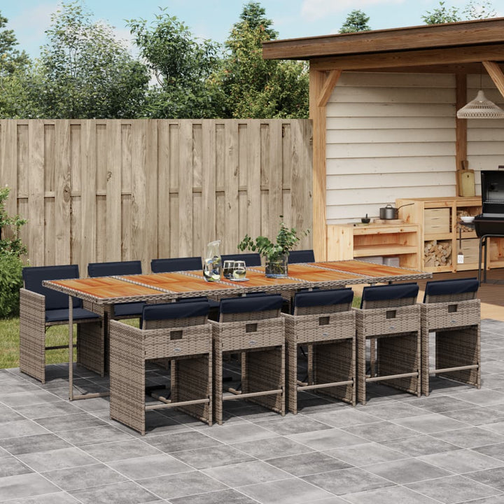 Set Mobilier De Grădină Cu Perne, 5 Piese, , Poliratan