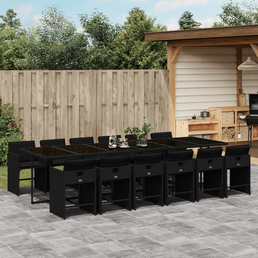 Set Mobilier De Grădină Cu Perne, 5 Piese, , Poliratan