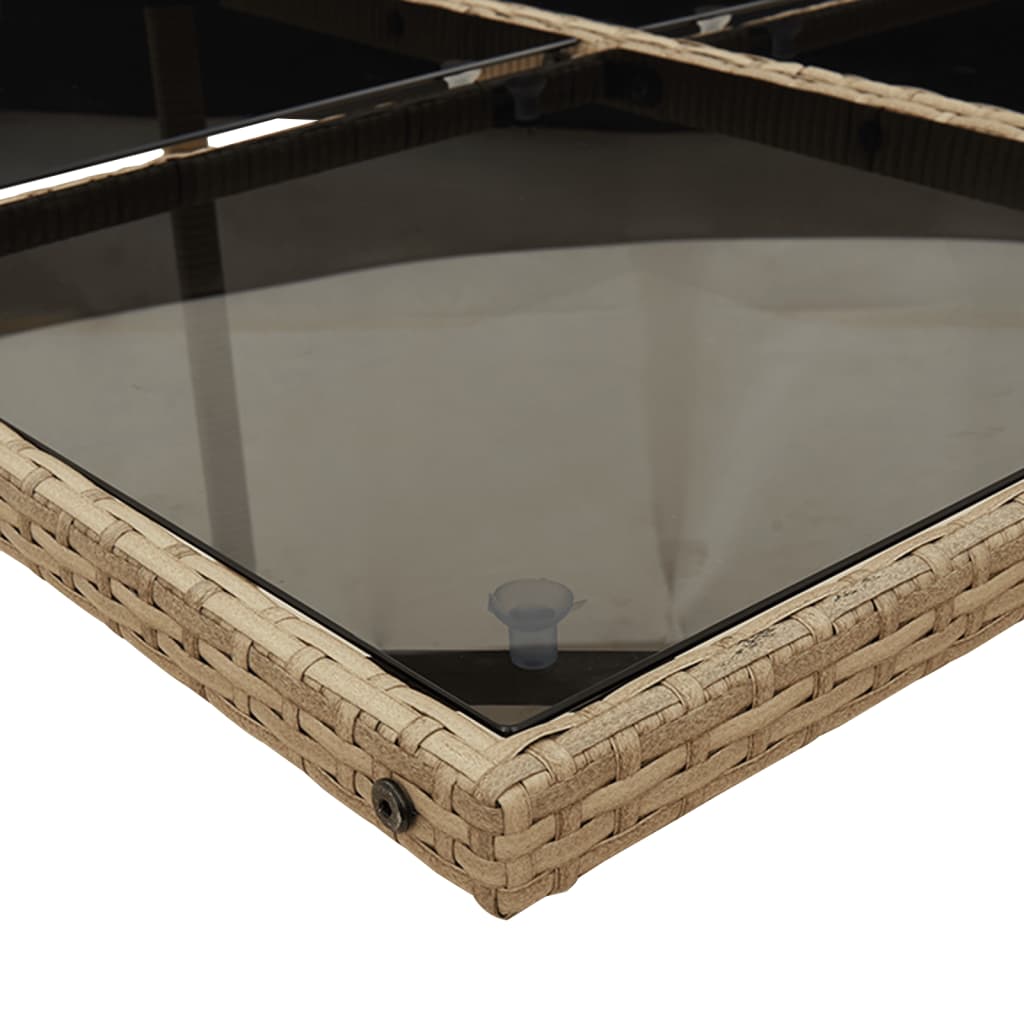 Set Mobilier De Grădină Cu Perne, 11 Piese, , Poliratan