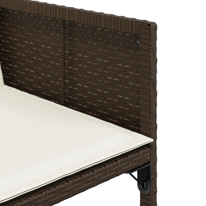 Set Mobilier De Grădină, 5 Piese, Cu Perne, , Poliratan