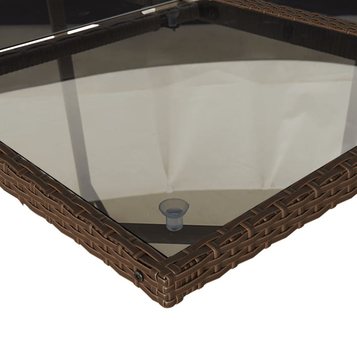 Set Mobilier De Grădină, 5 Piese, Cu Perne, , Poliratan