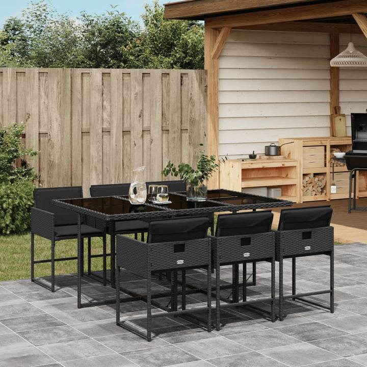 Set Mobilier De Grădină, 5 Piese, Cu Perne, , Poliratan