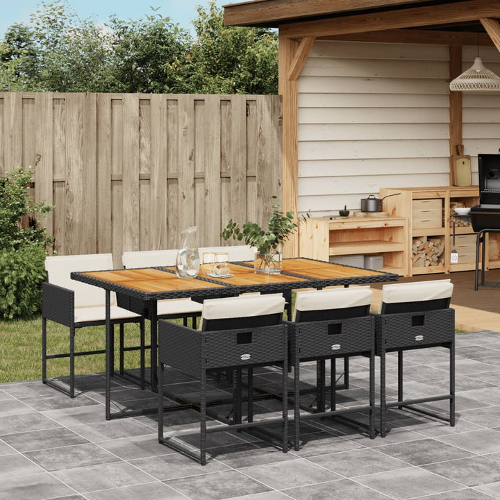 Set Mobilier De Grădină, 5 Piese, Cu Perne, , Poliratan