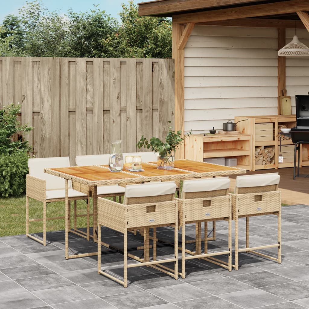 Set Mobilier De Grădină, 5 Piese, Cu Perne, , Poliratan