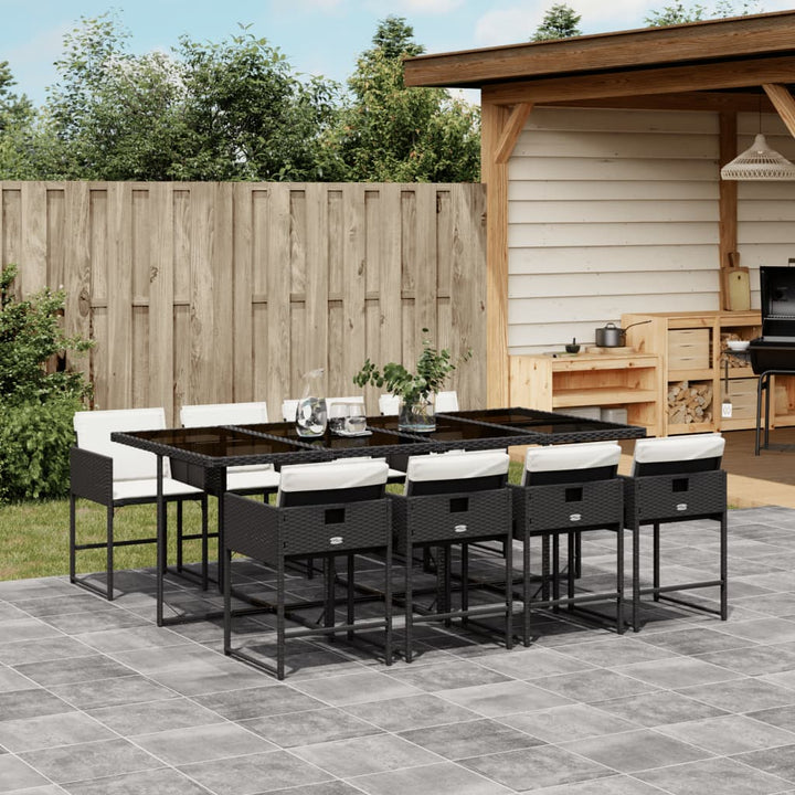 Set Mobilier De Grădină, 5 Piese, Cu Perne, , Poliratan