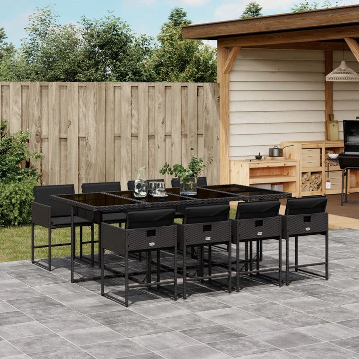 Set Mobilier De Grădină, 5 Piese, Cu Perne, , Poliratan