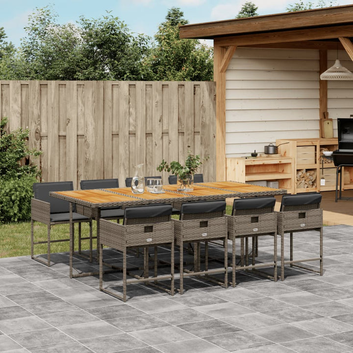 Set Mobilier De Grădină, 5 Piese, Cu Perne, , Poliratan