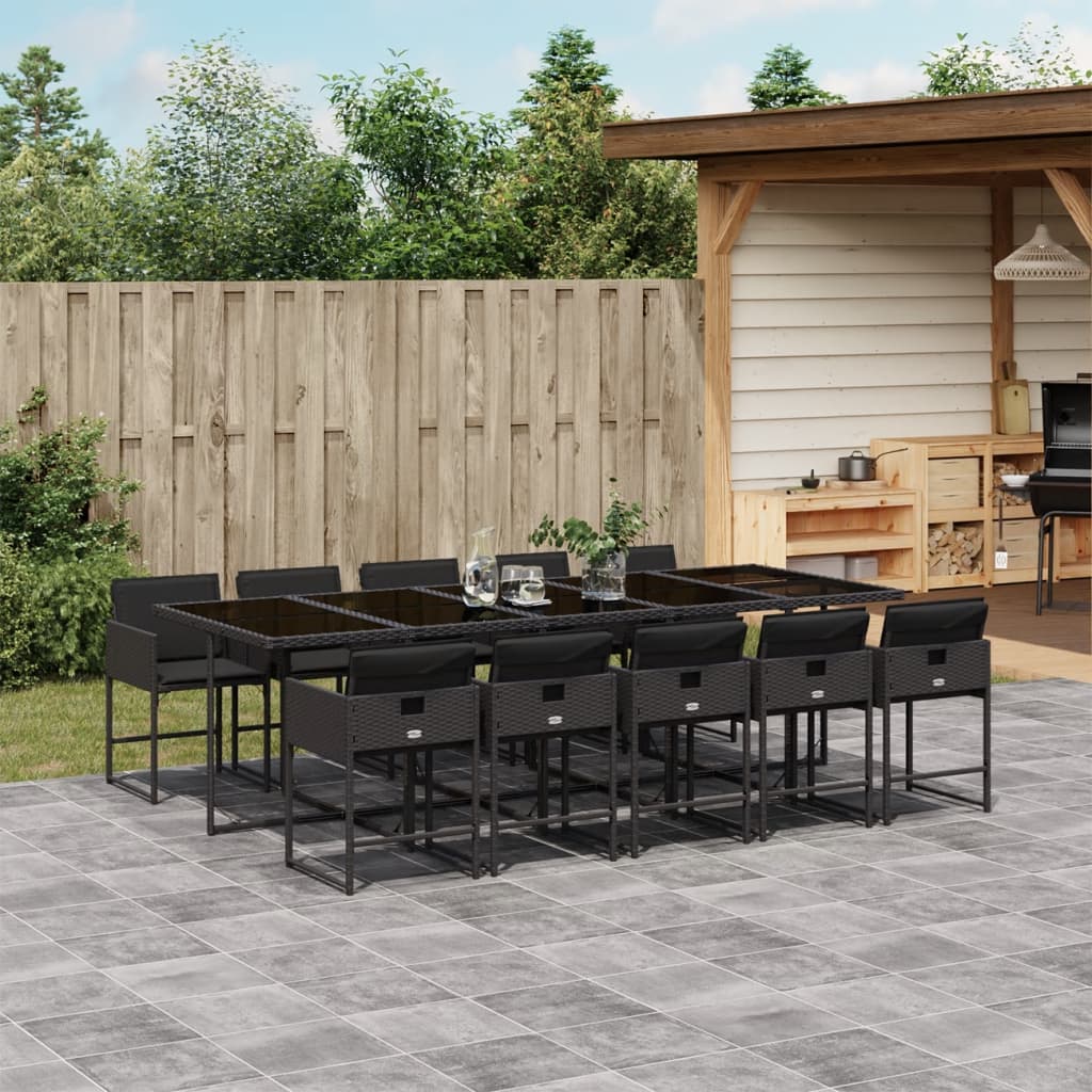 Set Mobilier De Grădină, 5 Piese, Cu Perne, , Poliratan