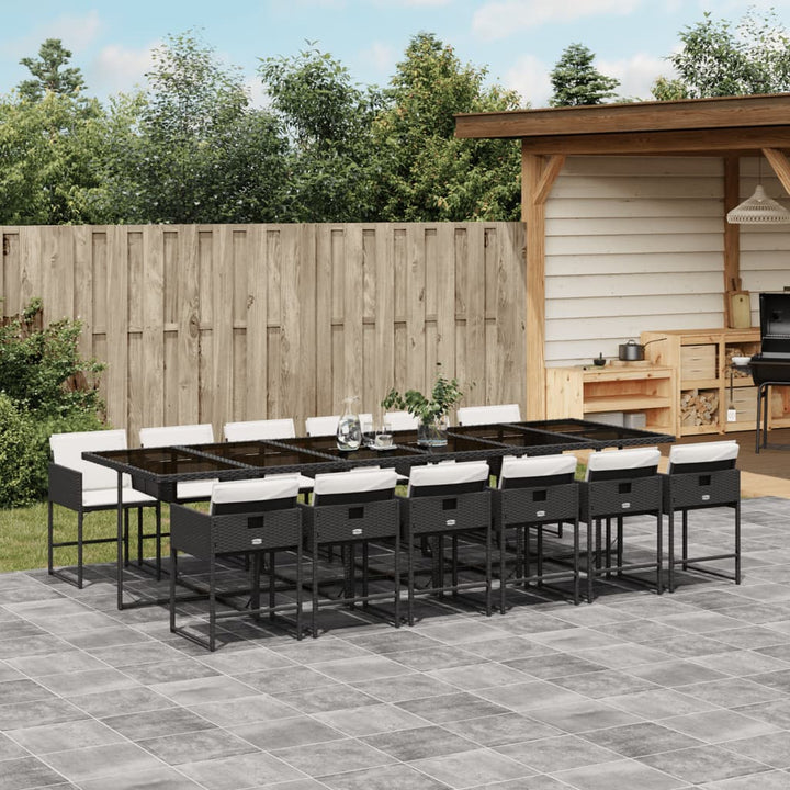 Set Mobilier De Grădină, 5 Piese, Cu Perne, , Poliratan
