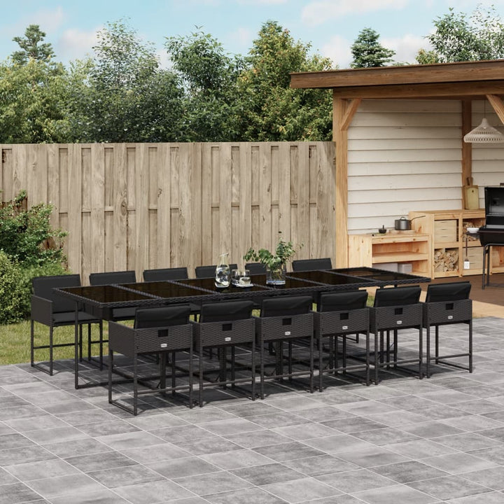Set Mobilier De Grădină, 5 Piese, Cu Perne, , Poliratan