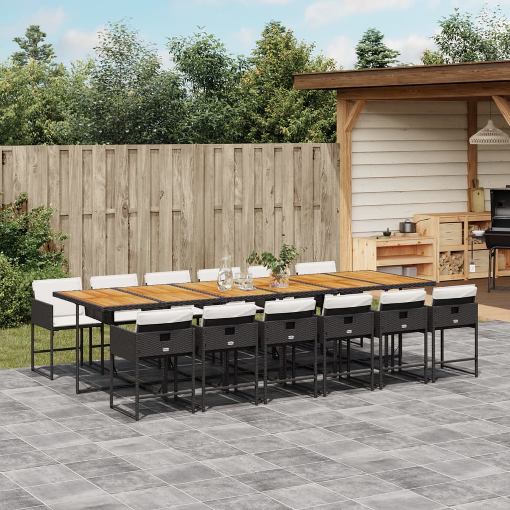 Set Mobilier De Grădină, 5 Piese, Cu Perne, , Poliratan