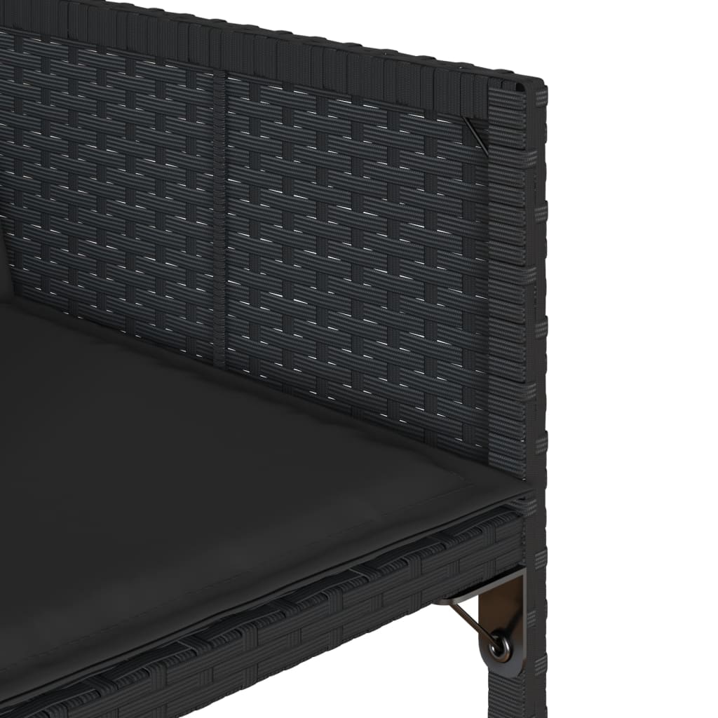 Set Mobilier De Grădină Cu Perne, 9 Piese, , Poliratan