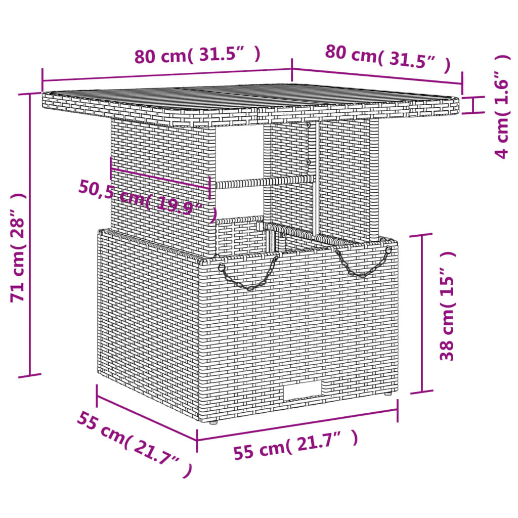 Set Mobilier De Grădină Cu Perne, 3 Piese, Bej, Poliratan