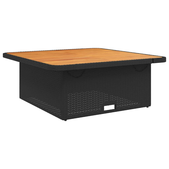 Set Mobilier De Grădină Cu Perne, 2 Piese, Negru, Poliratan