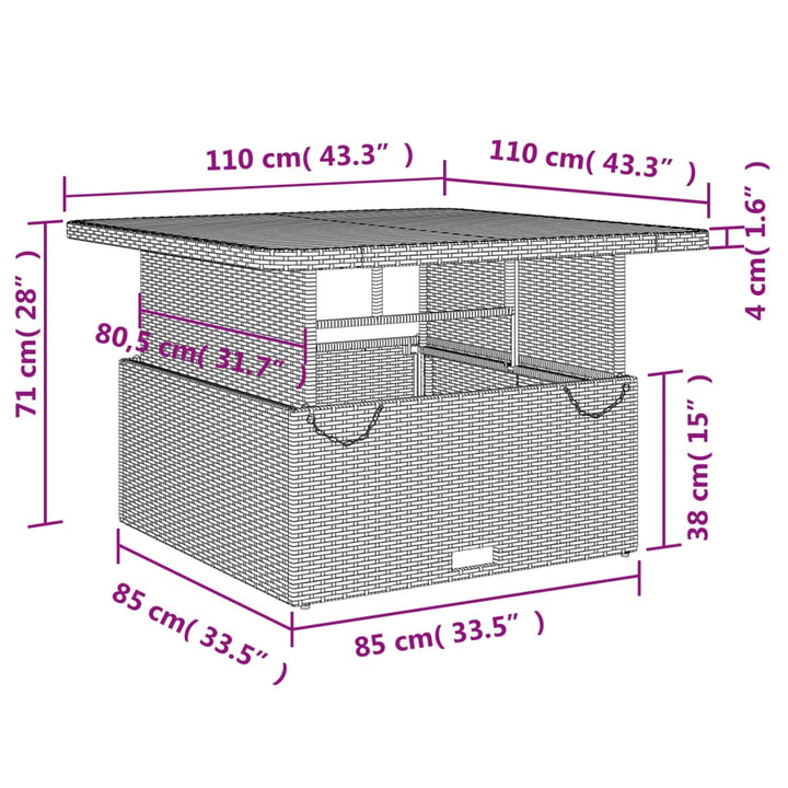 Set Mobilier De Grădină Cu Perne, 2 Piese, Negru, Poliratan