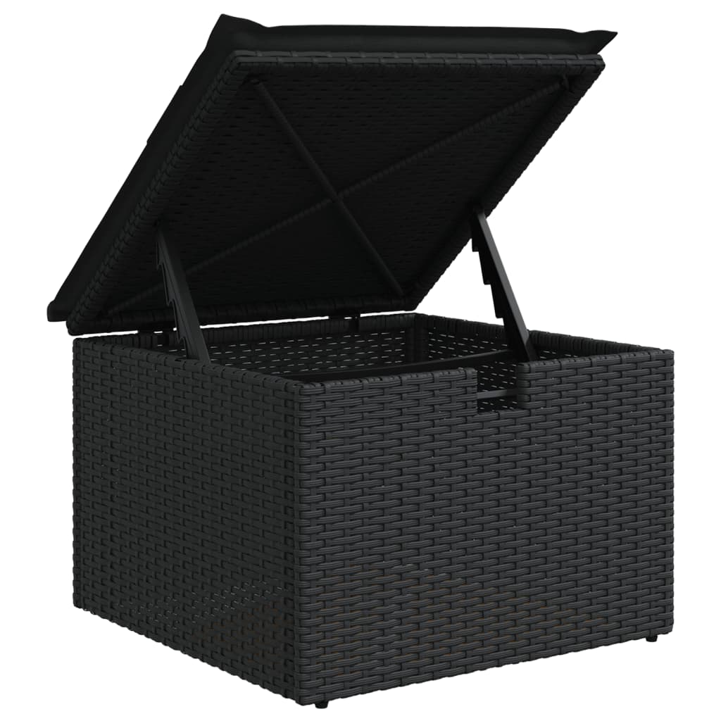 Set Mobilier De Grădină Cu Perne, 8 Piese, , Poliratan