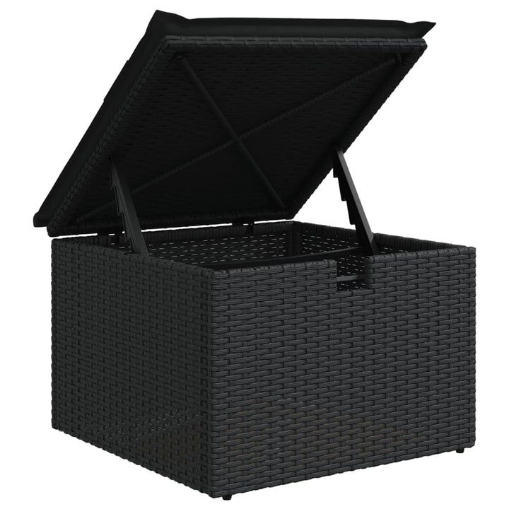 Set Mobilier De Grădină Cu Perne, 8 Piese, , Poliratan