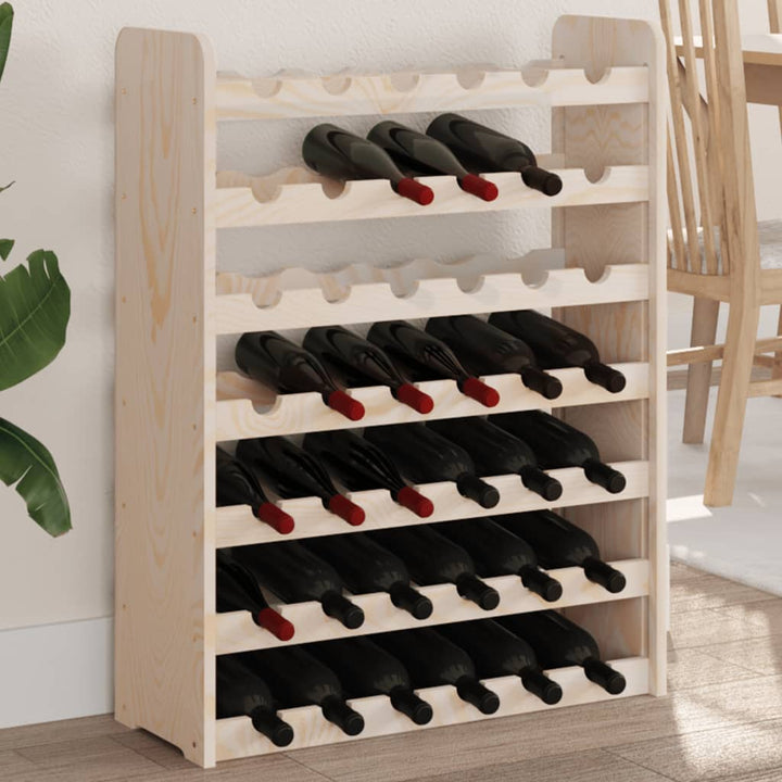 Suport De Vinuri, 72,5X25X111,5 Cm, Lemn Masiv De Pin