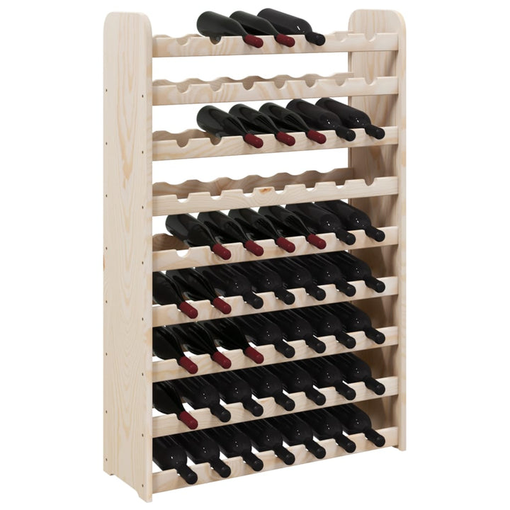 Suport De Vinuri, 72,5X25X111,5 Cm, Lemn Masiv De Pin