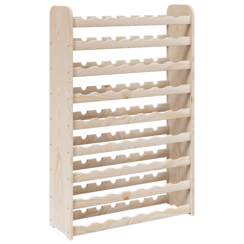 Suport De Vinuri, 72,5X25X111,5 Cm, Lemn Masiv De Pin