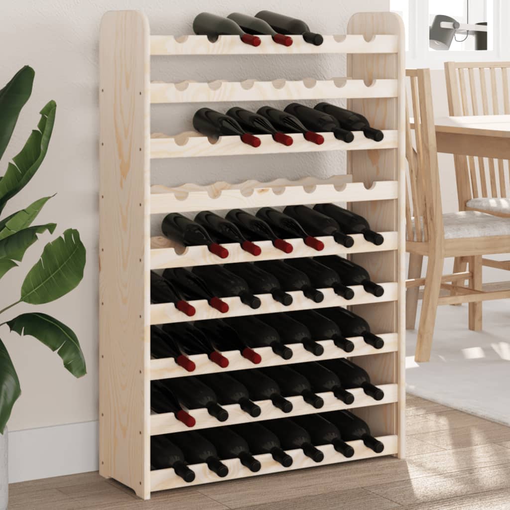 Suport De Vinuri, 72,5X25X111,5 Cm, Lemn Masiv De Pin