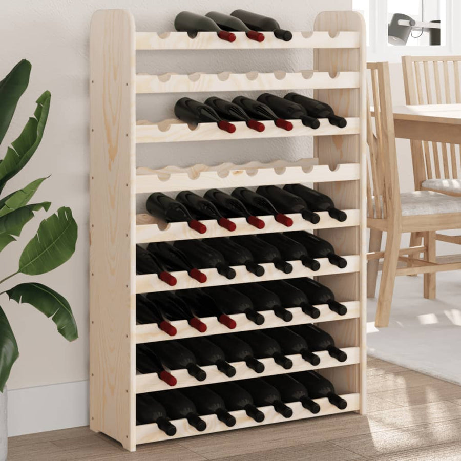 Suport De Vinuri, 72,5X25X111,5 Cm, Lemn Masiv De Pin