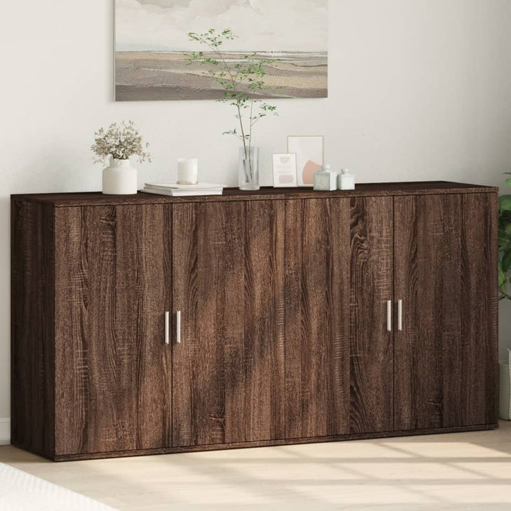 Dulapuri, 2 Buc., , 79X38X80 Cm, Lemn Prelucrat