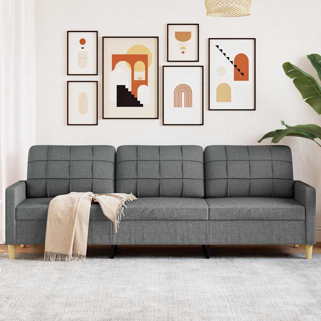 Canapea Cu 3 Locuri, , , Material Textil