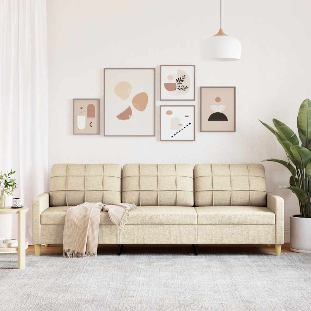 Canapea Cu 3 Locuri, , , Material Textil