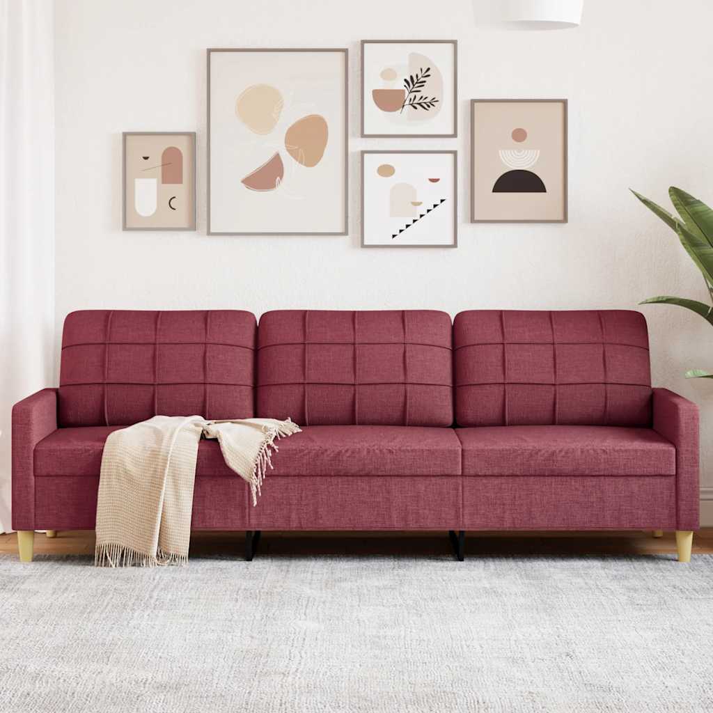 Canapea Cu 3 Locuri, , , Material Textil