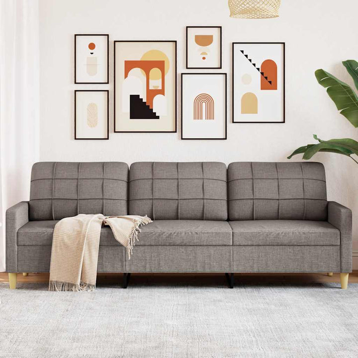 Canapea Cu 3 Locuri, , , Material Textil