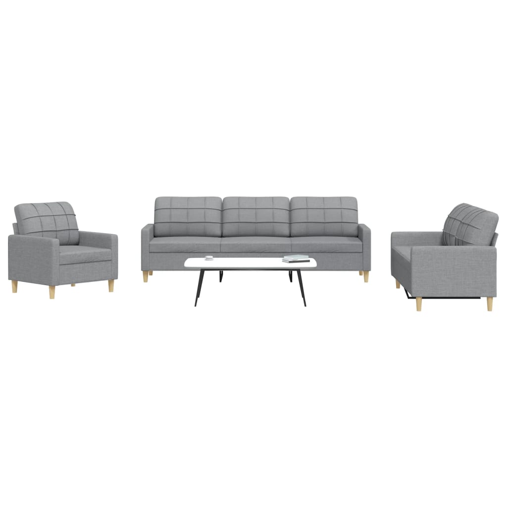 Set Canapele Cu Taburet/Perne, 4 Piese, , Textil