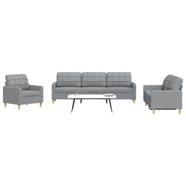Set Canapele Cu Taburet/Perne, 4 Piese, , Textil