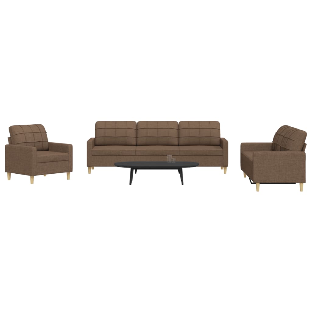 Set Canapele Cu Taburet/Perne, 4 Piese, , Textil