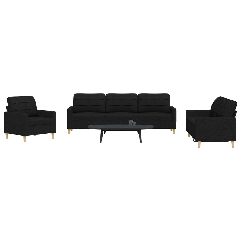 Set Canapele Cu Taburet/Perne, 4 Piese, , Textil