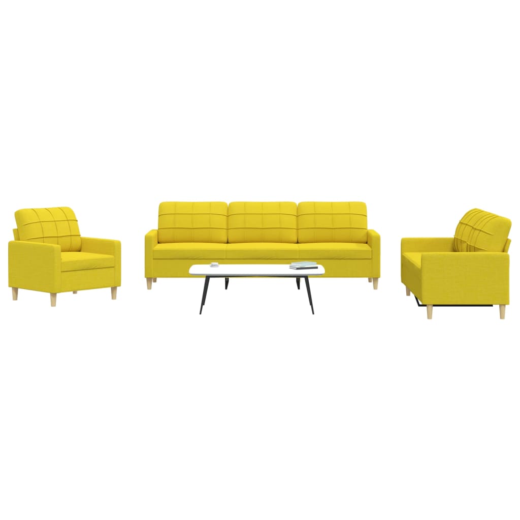 Set Canapele Cu Taburet/Perne, 4 Piese, , Textil