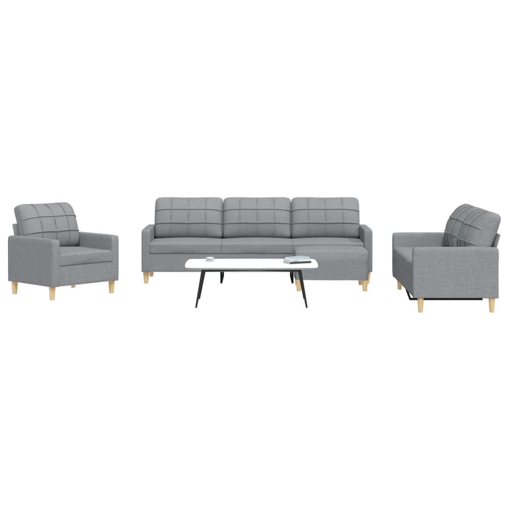 Set Canapele Cu Taburet/Perne, 4 Piese, , Textil