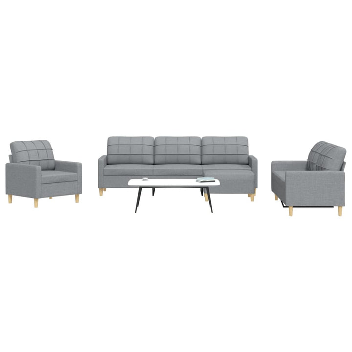 Set Canapele Cu Taburet/Perne, 4 Piese, , Textil