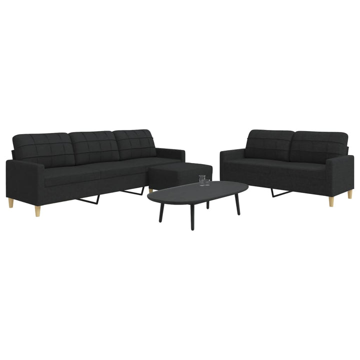 Set De Canapele Cu Perne Rulou, 2 Piese, , Textil