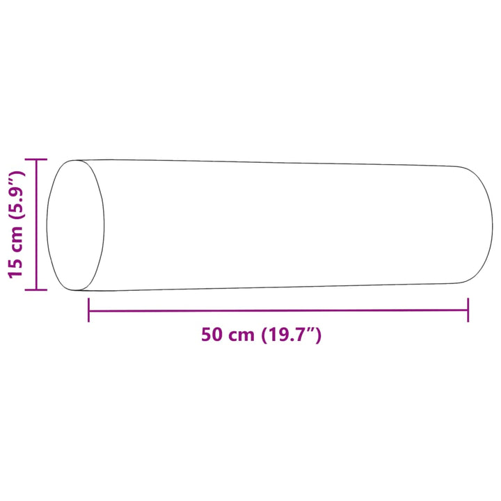 Set De Canapele Cu Perne Rulou, 2 Piese, , Textil